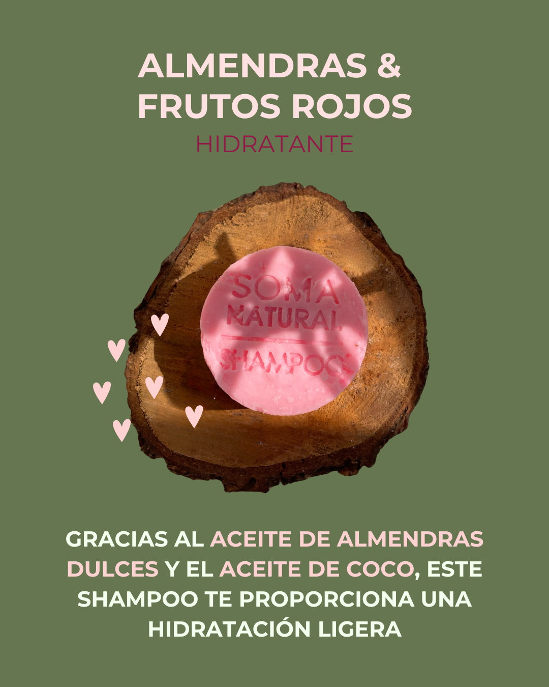Shampoo de Almendras & Frutos Rojos - Nutritivo / Hidratante