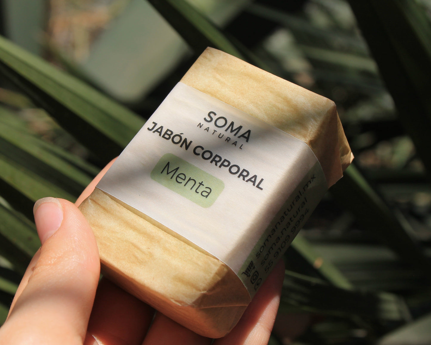 Jabón Corporal de Menta - Refrescante y Revitalizante