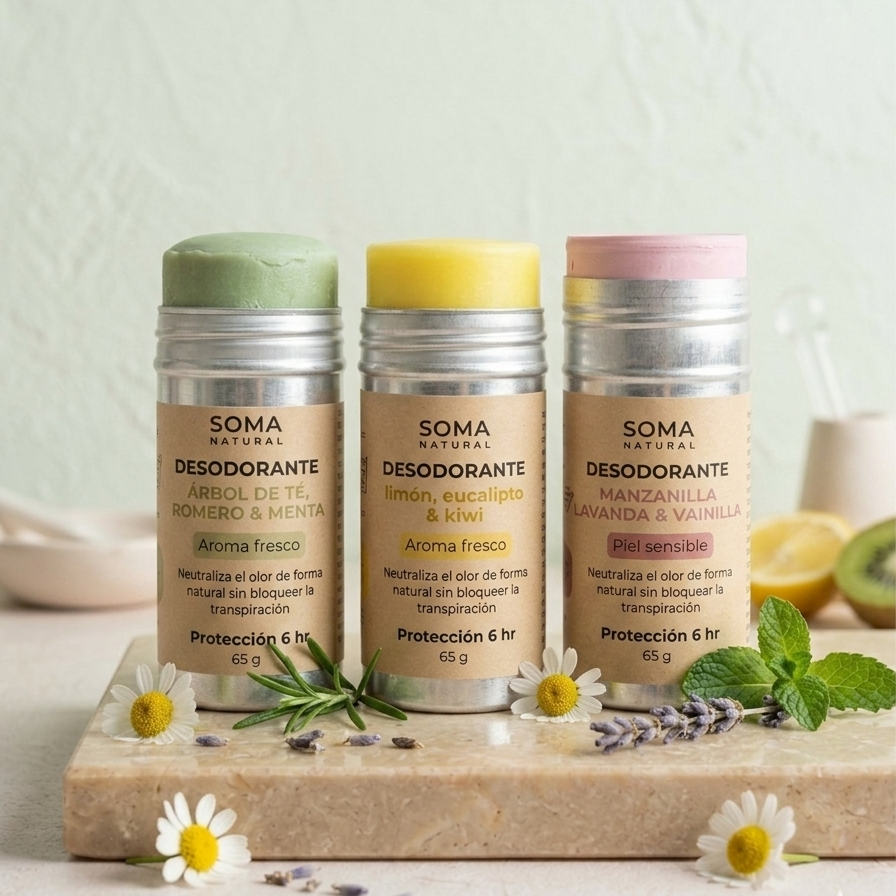 Desodorante de Eucalipto, Limón & Kiwi - Olores Fuertes
